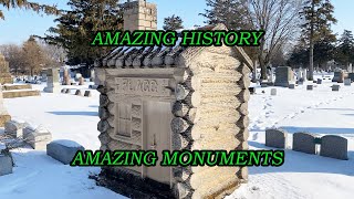 Finding amazing history  Plainfield Township Cemetery [upl. by Enaffit]