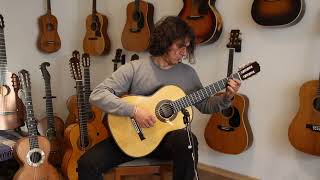 Stefan Nitschke 2023 quotSantos Hernandezquot  extremly nice handmade classical guitar  impressive sound [upl. by Sirovaj222]