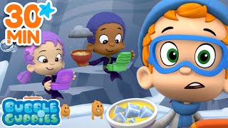 Snowy Lunchtimes w Nonny 🥪 ⛄️ 30 Minutes  Bubble Guppies [upl. by Ahseral]