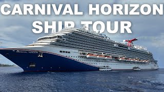 Carnival Horizon SHIP TOUR 2024  DeckbyDeck [upl. by Nezam]