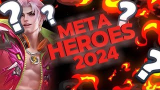 ALL META HEROES IN MOBILE LEGENDS [upl. by Abigael583]