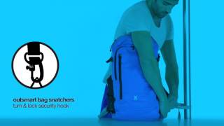 Pacsafe Venturesafe X30 AntiTheft Adventure Backpack  on eBagscom [upl. by Aleksandr854]