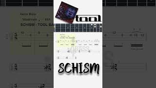 How to play TOOL  Schism Intro On bass By ChamisBass tool schism shorts chamisbass basstabs [upl. by Nashner]