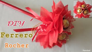 DIY Ferrero Rocher bouquet  วิธีทำคฑาเฟอร์เรโร่ [upl. by Mindi]