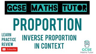 Inverse Proportion in Context  Rate of Output  GCSE Maths Tutor [upl. by Owena]