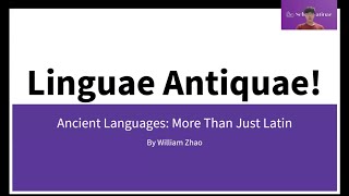 Ancient Languages More Than Just Latin [upl. by Guthrie]