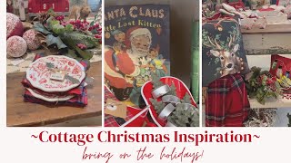 Cottage Christmas Inspiration  Cottage Style Christmas Decor  The Christmas Cottage [upl. by Waverly]