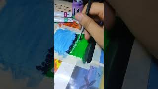 DAY 1 mini painting series 💞 trending art drawing minipainting shorts viral [upl. by Hotchkiss486]