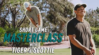 Tiger Woods and Scottie Schefflers Short Game Masterclass  TaylorMade Golf [upl. by Aicinoid]