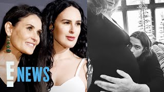 Demi Moore REACTS to Daughter Rumer Willis Pregnancy News  E News [upl. by Debarath649]