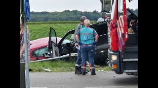 Zwaar ongeval bij Odoornerveen Torenlaan  Achterweg [upl. by Fabrianne]