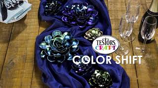 Create MultiColored Projects with Testors Craft Color Shift Spray Paint [upl. by Filmer32]