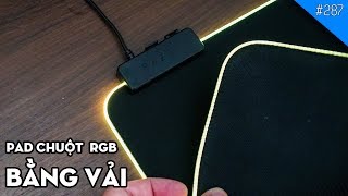 Trên tay bàn di chuột RGB Goliathus Chroma Kẻ thay thế Razer Firefly [upl. by Sesylu]