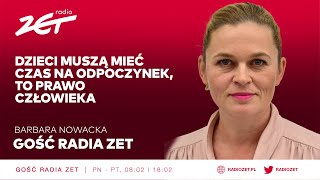 Barbara Nowacka Dzieci muszą mieć czas na odpoczynek to prawo człowieka [upl. by Gerfen]