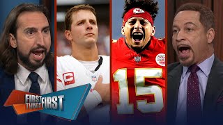 49ers vs Chiefs preview Eagles need win Jets season over with a loss  NFL  FIRST THINGS FIRST [upl. by Tratner548]