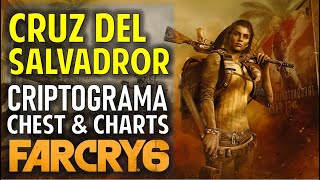 Cruz Del Salvador Criptograma Chest amp Charts Locations  Valle De Oro  FAR CRY 6 Collectibles [upl. by Albertina]