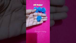 DIY plastic bag flower diy sumaiyaschirping craft flowers shorts [upl. by Etteluap]