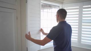 How to install Inside Mount Shutters [upl. by Goran]