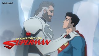 JorEl Clarks Kryptonian Father  My Adventures With Superman  adult swim [upl. by Etnwahs513]