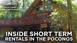 Inside Short Term Vacation Rentals in the Pocono Mountains [upl. by Namien314]