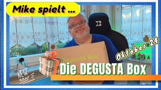 Mike probiert  was ist diesmal in der Oktober Box von Degusta 🎁 [upl. by Tjaden]