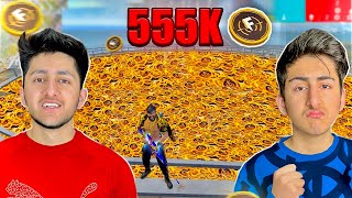 555k  Ff Token Challenge In Full Map Funny Challenge Can We Do It   Garena Free Fire [upl. by Lyreb614]