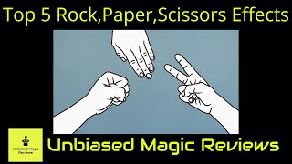 Mentalism Review  Top 5 Rock Paper Scissors Effects [upl. by Stutsman]