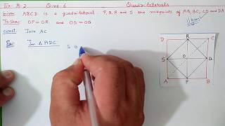 Chapter8 Ex82 Q6 Quadrilaterals  Ncert Maths Class 9  Cbse [upl. by Warthman]