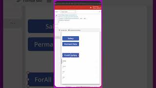 Using ForAll with As in Power Apps powerapps canvasapps powerplatform [upl. by Cusick379]