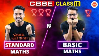 Basic Math vs Standard Math Class 10  Which Is Better For You For 202425 Session [upl. by Trever]