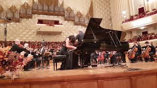 Khatia Buniatishvili plays Rachmaninoff Piano Concerto No2 Festival Autumn Tbilisi [upl. by Roxie]