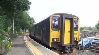 Liskeard Railway Station 150238 GWR departs P3 on 2L87 on 11th July 2024 [upl. by Iadrahc241]