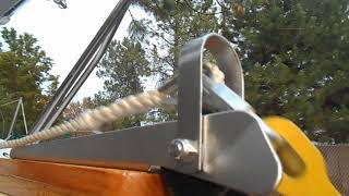 Macgregor 26 bowsprit with anchor roller [upl. by Jolee]