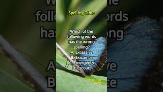 Spelling Time 460 spelling englishlearning englishvocabulary questions quiz [upl. by Lloyd]