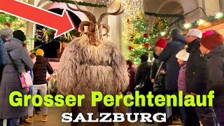 Perchtenlauf in Salzburg 2022 [upl. by Mauretta]