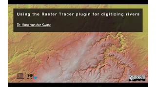 Digitize rivers with the Raster Tracer plugin in QGIS [upl. by Anisah]