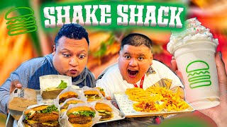 TODO el MENÚ del SHAKE SHACK las HAMBURGUESAS para RICOS [upl. by Dorisa]