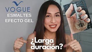 Esmaltes de larga duración de gel sin lámpara  Vogue Efecto Gel Brillo Diamante ¿Cómo se usa [upl. by Nnylamme338]