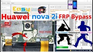 Huawei nova 2i FRP BYPASS  Huawei Nova 2i RNEL22 FRP Reset  Google Account testpoint eftpro [upl. by Maighdlin]