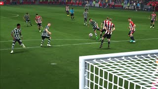 Brentford vs Manchester Utd  Bruno Fernandes Briliant😱Hit The CrossBar😱EA SPORTS FC24 [upl. by Noiramed932]