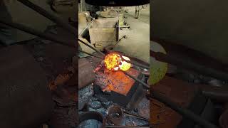 RedHot Steel Forging Under Hydraulic Press 🔥💥 Metalwork Forging [upl. by Aiksas880]