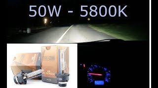 Testing the Morimoto XB50 5800K Bulbs  50W D2S HID BiXe EVOXR Retrofit [upl. by Saw380]