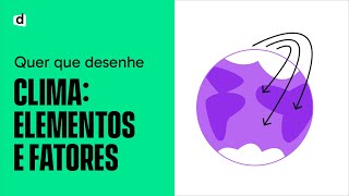 CLIMA ELEMENTOS E FATORES  QUER QUE DESENHE [upl. by Aelc2]