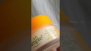 Simple Protect N Glow Vitamin C Moisturising Glow Gel ☀️ goviral trendingreels [upl. by Pius832]