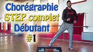 Chorégraphie STEP débutant 1  Cours de STEP complet français  Apprendre le step [upl. by Enelaj612]