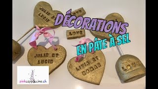 ◊ Pâte à sel ◊ Recette amp décoration [upl. by Annabela729]