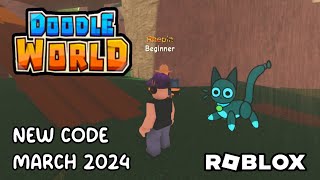 Roblox Doodle World New Code March 2024 [upl. by Aretta]