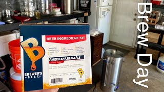 Brew Day  Brewers Best American Cream Ale 5gallon Kit [upl. by Eilegna]