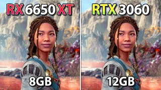 RX 6650 XT vs RTX 3060  Test in 7 Games  FSR 31 Frame Gen [upl. by Chessy426]