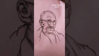 Gandhi jayanthi art drawing shorts [upl. by Ben46]